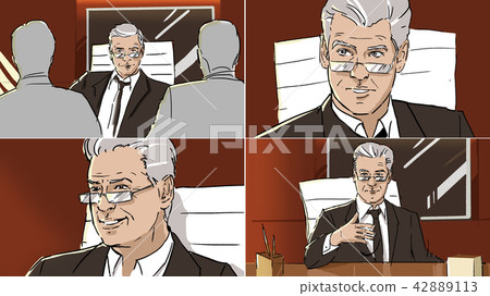 Portraits of an old man from storyboard 42889113