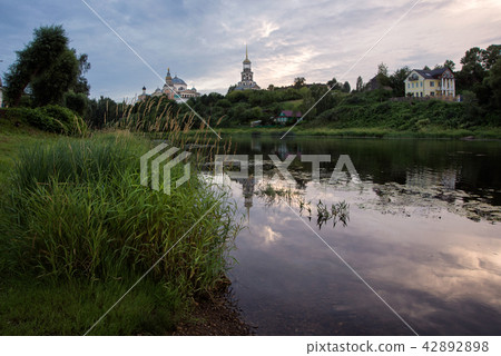 Ancient monastery in theprovincial Russian town Ancient monastery in theprovincial Russian town 42892898