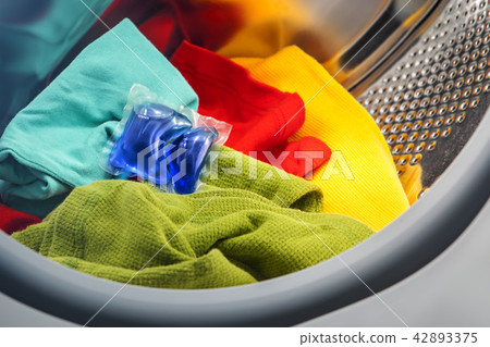 blue liquid coloured detergent blue liquid coloured detergent 42893375