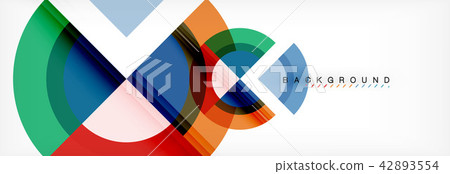 Vector circular geometric abstract background Vector circular geometric abstract background 42893554