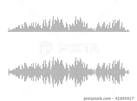 Sound waves vector icon illustration design templa 42895027