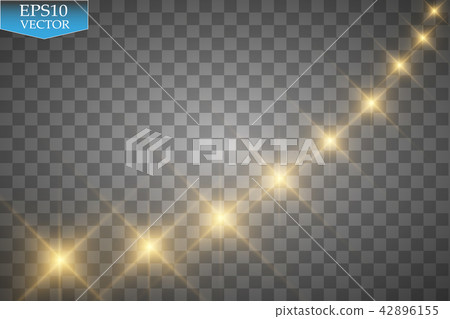 Vector gold glitter wave illustration. Vector gold glitter wave illustration. 42896155