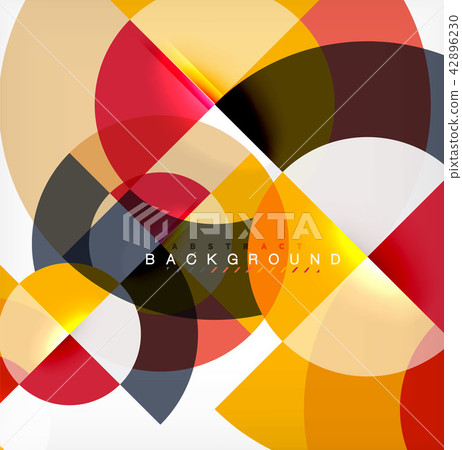Modern circle abstract background 42896230