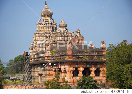 Close-up of temple, Sangameshwar Temple, Saswad Close-up of temple, Sangameshwar Temple, Saswad 42897436