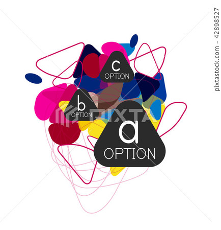 Triangle infographics design layout 42898527