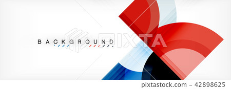 Vector circular geometric abstract background 42898625