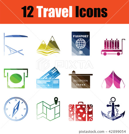 Travel icon set 42899054