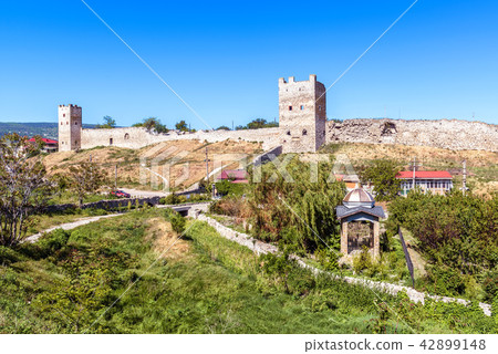 Ruins of Genoese fortress in Feodosia, Crimea 42899148