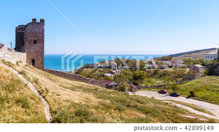 Ancient Genoese fortress in Feodosia, Crimea 42899149
