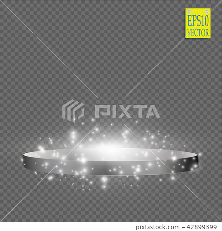 Abstract Shining Podium Background. 42899399