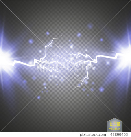 Blue abstract energy shock explosion special light 42899403