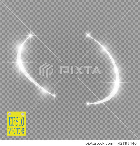 Abstract luxury vector light flare semicircle. Abstract luxury vector light flare semicircle. 42899446