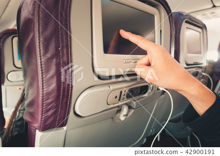 Passengers seating and LED monitor display  42900191