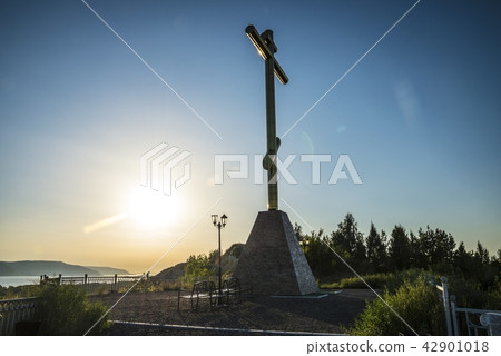Tsarev kurgan. Attraction of the Samara region. On a Sunny summer day Tsarev kurgan. Attraction of the Samara region. On a Sunny summer day 42901018