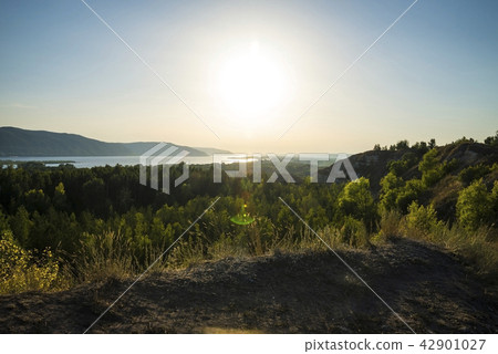 Tsarev kurgan. Attraction of the Samara region. On a Sunny summer day 42901027