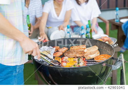 三代家庭,餐,燒烤,夏天 三代家庭,餐,燒烤,夏天 42901041