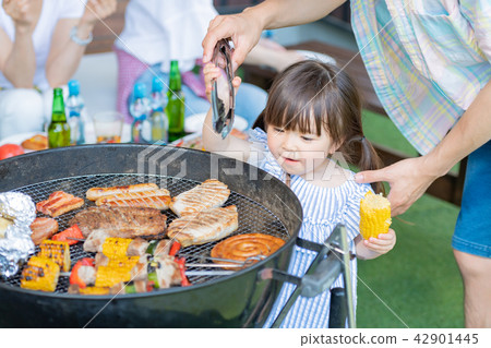 Family, meal, barbecue, summer 42901445