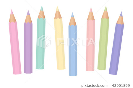 Pastel Colors Baby Crayons Pencils 42901899
