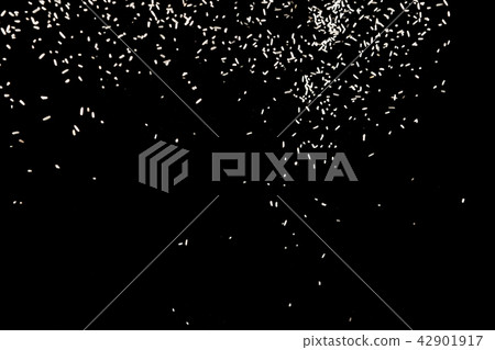 Raw white rice explosion. Raw rice up. Raw white rice explosion. Raw rice up. 42901917