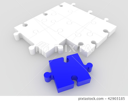 Puzzle on grey Puzzle on grey 42903185