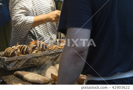 Ikayaki stall 42903622