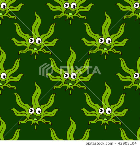 Marijuana Frame Green Leaf and black Marijuana Frame Green Leaf and black 42905104