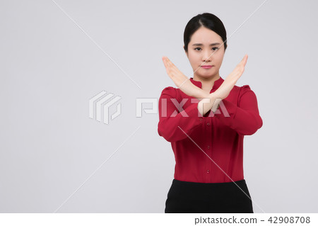 A career woman working in office, business concept stock photo isolated on white background. 261 A career woman working in office, business concept stock photo isolated on white background. 261 42908708