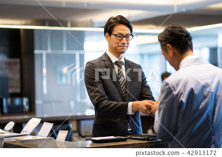 商人旅館商務旅行企業場面圖像 42913172