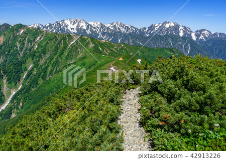 Tateyama山脈從北阿爾卑斯山脈Otagake 42913226