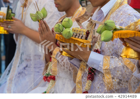 Ordination ceremony in buddhist change man to monk Ordination ceremony in buddhist change man to monk 42914489
