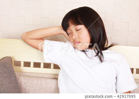 A tired girl 42917095