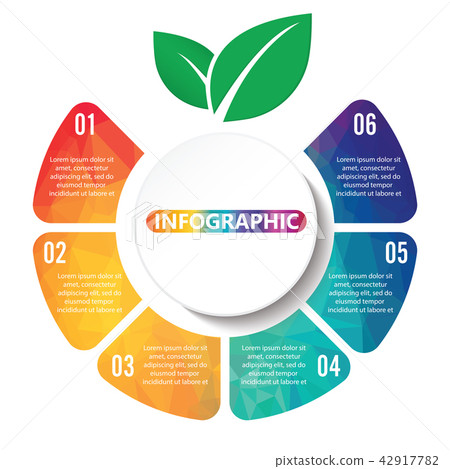Modern vector info graphic for eco project 42917782