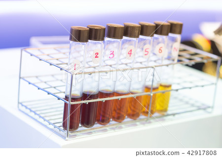 Test tubes closeup.medical glassware Test tubes closeup.medical glassware 42917808