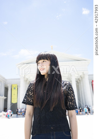 Asian Taiwan Tainan Rende Chimei Museum Portrait Woman Castle Asian Taiwan Tainan Rende Chimei Museum Portrait Woman Castle 42917993