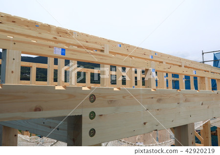 Upper building site of newly built detached house Upper building site of newly built detached house 42920219