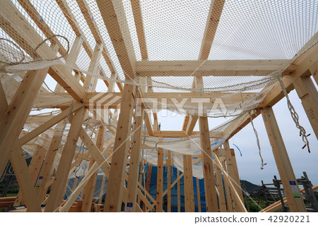 Upper building site of newly built detached house Upper building site of newly built detached house 42920221