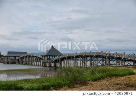 Taiko Bridge Lake Sky 42920971