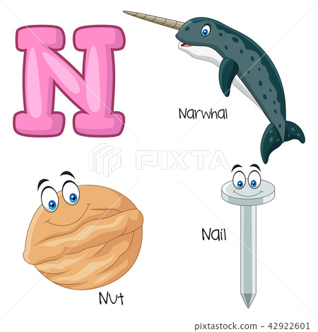 Illustration of N alphabet - Stock Illustration [42922601] - PIXTA
