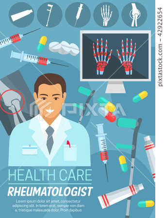 Rheumatologist doctor card of rheumatology clinic Rheumatologist doctor card of rheumatology clinic 42922654