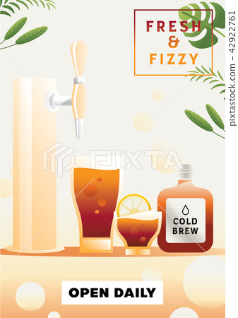 fresh and fizzy soft drink 42922761