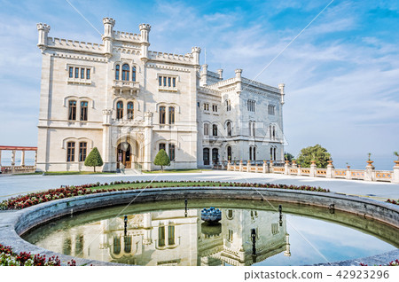 Miramare castle near Trieste, northeastern Italy 42923296