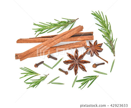 Top view of Various herbs or spices herbs Top view of Various herbs or spices herbs 42923633