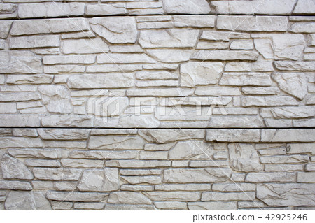 Fence of ornamental stone, ray background stylized 42925246
