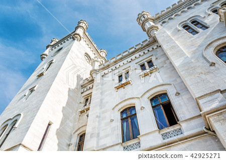 Detail of Miramare castle near Trieste, Italy 42925271
