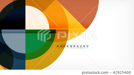 Vector circle abstract background 42925408