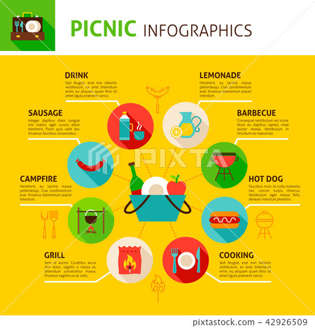 Picnic Concept Infographics Picnic Concept Infographics 42926509