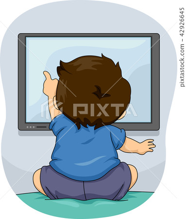 Toddler Boy Watch Illustration Toddler Boy Watch Illustration 42926645