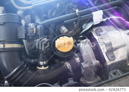 Car engine background 42926773