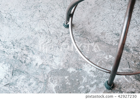 Loft wood and metal backless bar stool 42927230