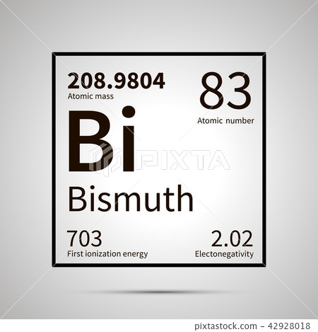Bismuth chemical element icon Bismuth chemical element icon 42928018